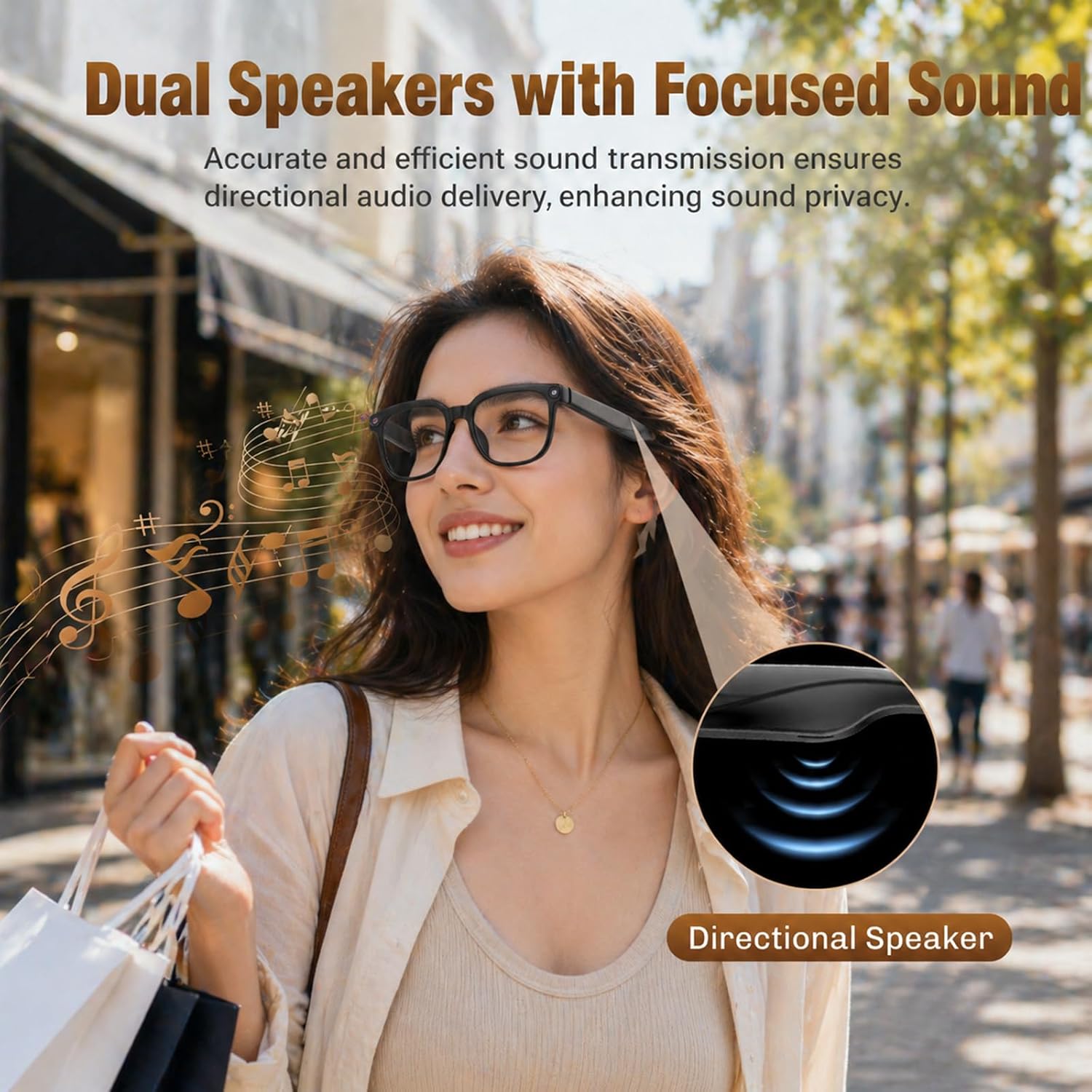 Plunthorn AI Smart Glasses with 4K Camera, Real-Time Translation & ChatGPT Assistant | NK Trends — image 2