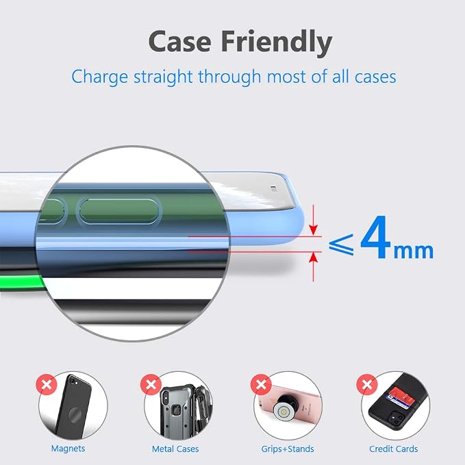 Yootech 10W Max Wireless Charging Pad (Black/Black) | NK Trends — image 4