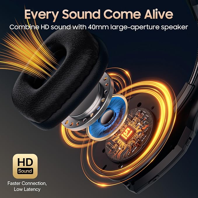 Necode A19 Trucker Bluetooth Headset – Wireless Headset with Dual Noise-Cancelling Mic — image 4