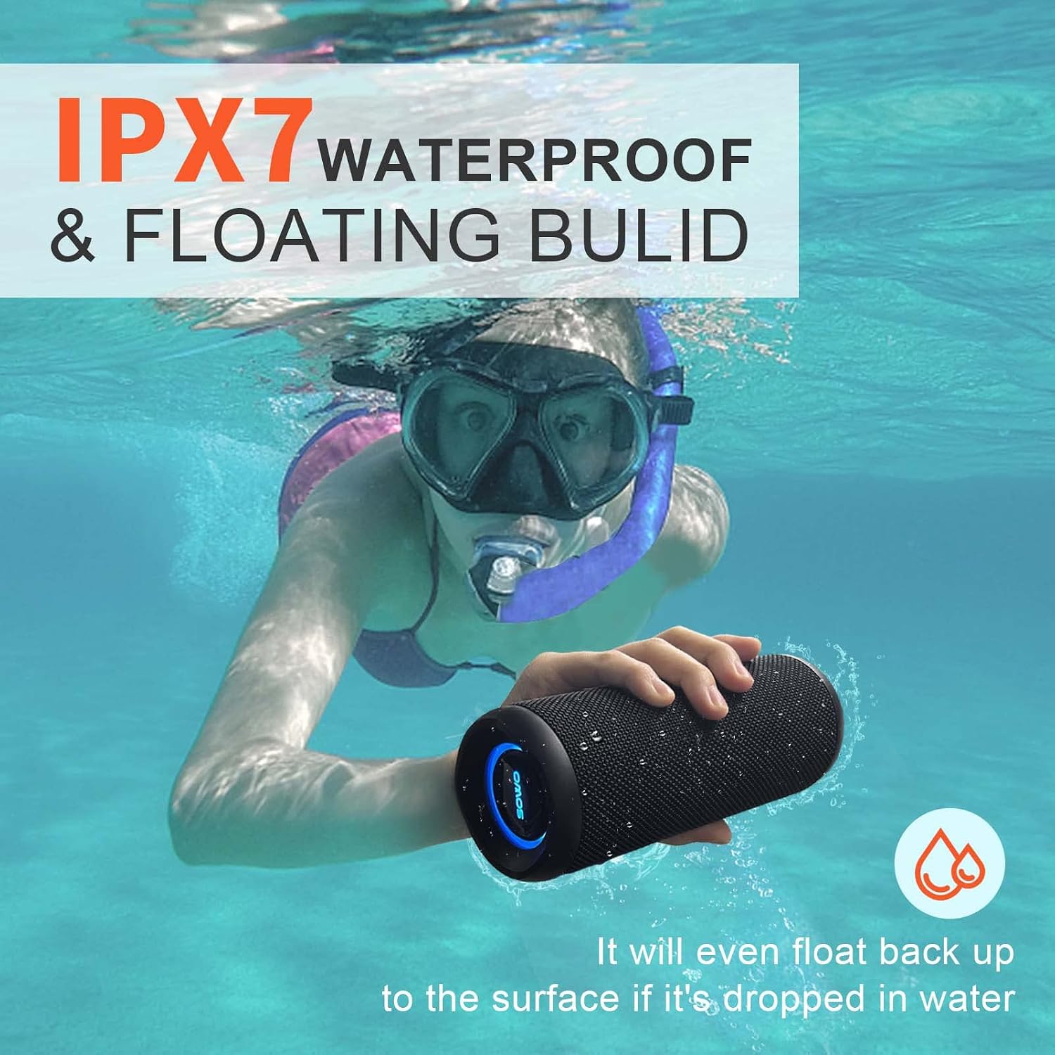 SOWO Bluetooth Speaker Wireless | 25W Loud Stereo & IP67 Waterproof — image 6