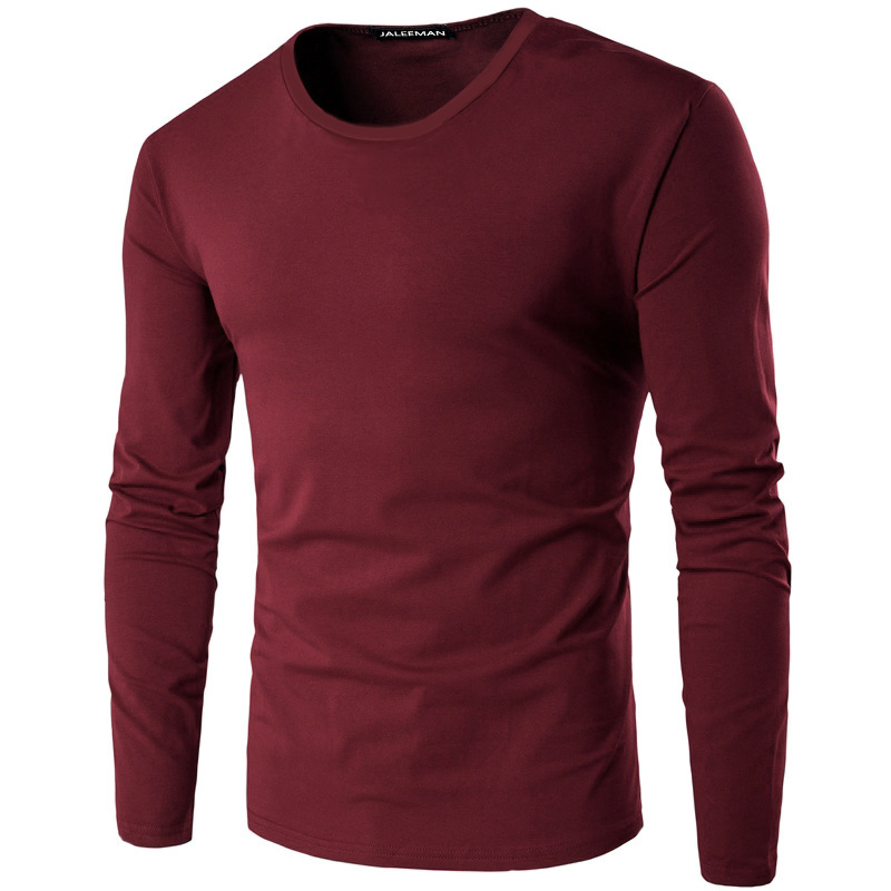 Men Slim Fit White Cotton Long Sleeve T-Shirt – Premium Casual Autumn Wear | NK Trends — image 3