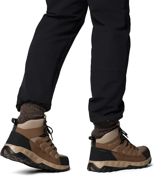 Columbia Men's Strata Trail Mid Waterproof Hiking Boots (Dark Brown/Khaki II) — image 3