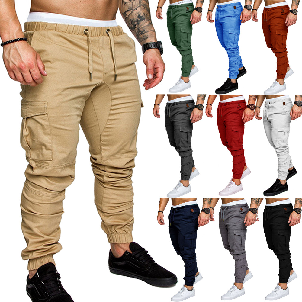 Men's Cargo Jogger Pants – 10 Colours | Casual Sports Trousers مردانہ کارگو جوگر پینٹس – 10 رنگ | کیژول اسپورٹس ٹراؤزر — image 4