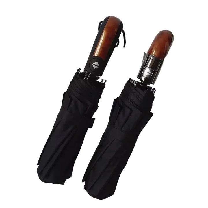 Compact Windproof Automatic Umbrella with One-Touch Open/Close Button | Durable, Quick Dry & Heavy Rain Protection — image 1