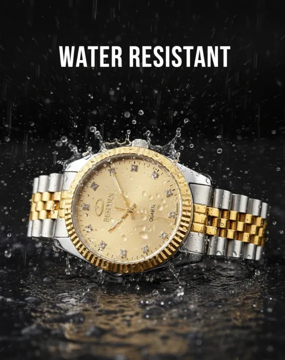Classic Luxury Quartz Watch for Men – Stylish Waterproof Wrist Watch | NK Trends Pakistan — image 5