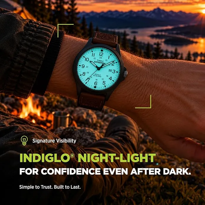 Timex Men's Expedition Acadia 40mm Watch with INDIGLO Light-Up Dial — image 4