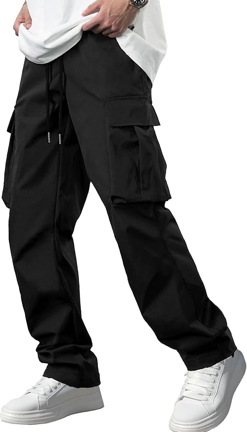 Comdecevis Men's Casual Cargo Pants Tactical Work Pants with Pockets | NK Trends — image 2