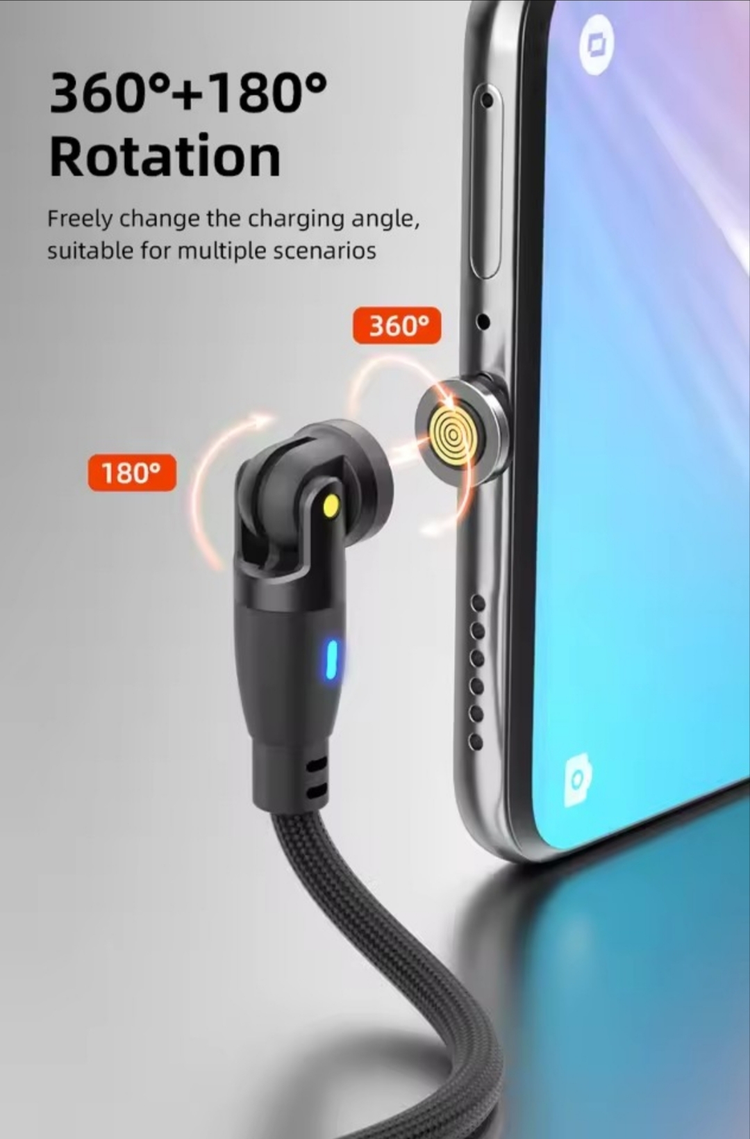 AUFU 100W Magnetic USB Type C Cable 5A Fast Charging Wire | NK Trends — image 4