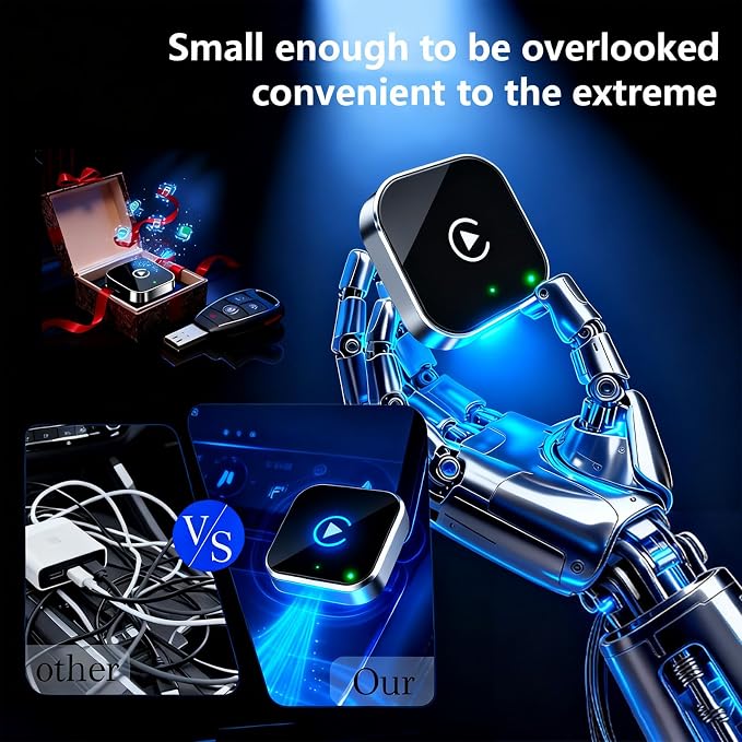 2026 Upgraded Wireless CarPlay Adapter for iPhone & Android Device — image 6
