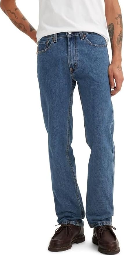 Levi’s Men’s 505 Regular Fit Jeans – Classic Straight Leg Cotton Denim — image 4