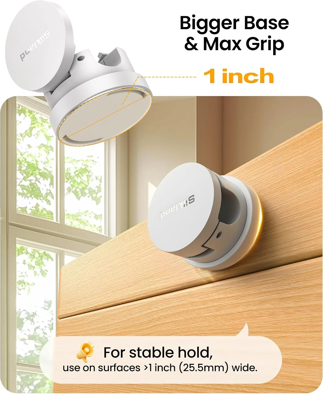 Silkland 6 Pack Snap-Lock 360° Rotatable Cable Clips (Cord Organizer) — image 6
