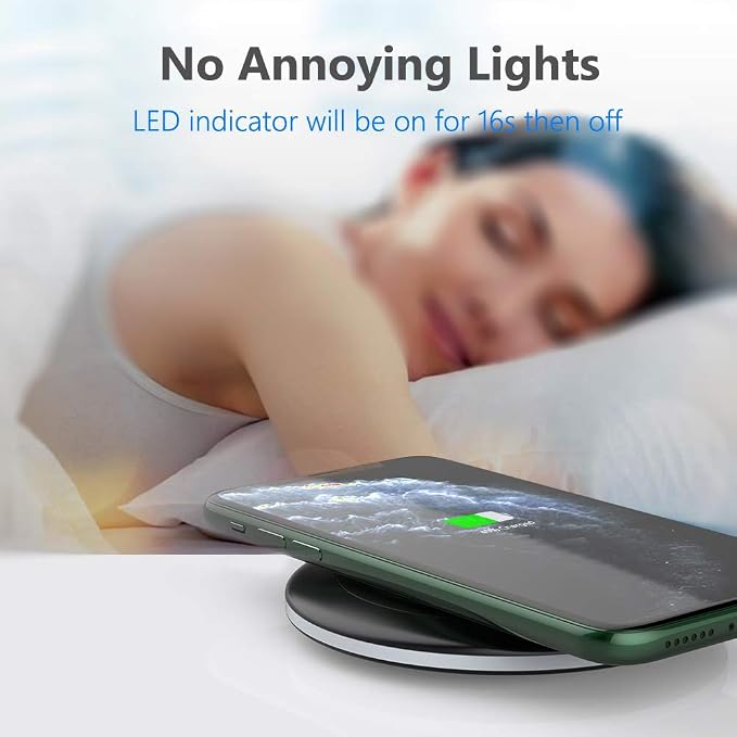 Yootech 10W Max Wireless Charging Pad (Black/Black) | NK Trends — image 5
