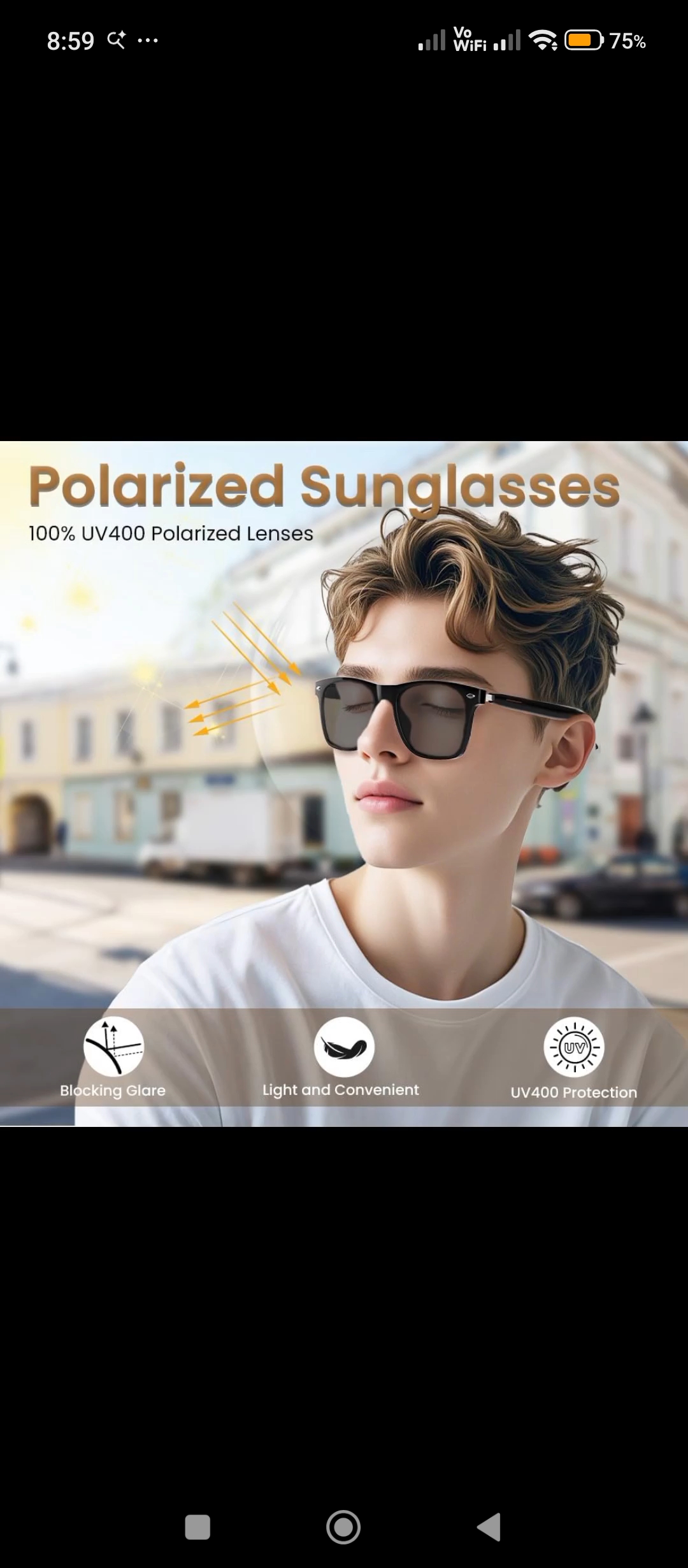 Bluetooth Audio Smart Glasses Polarized Sunglasses | NK Trends — image 3