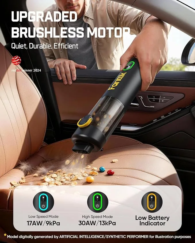 Fanttik V8 Mate Upgraded Cordless Car & Desk Vacuum (Black) | NK Trends — image 5