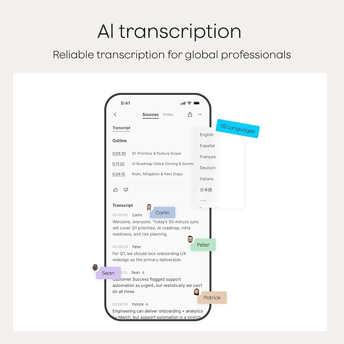 Plaud Note Pro AI Voice Recorder – Smart Transcription & Meeting Note Taker — image 5