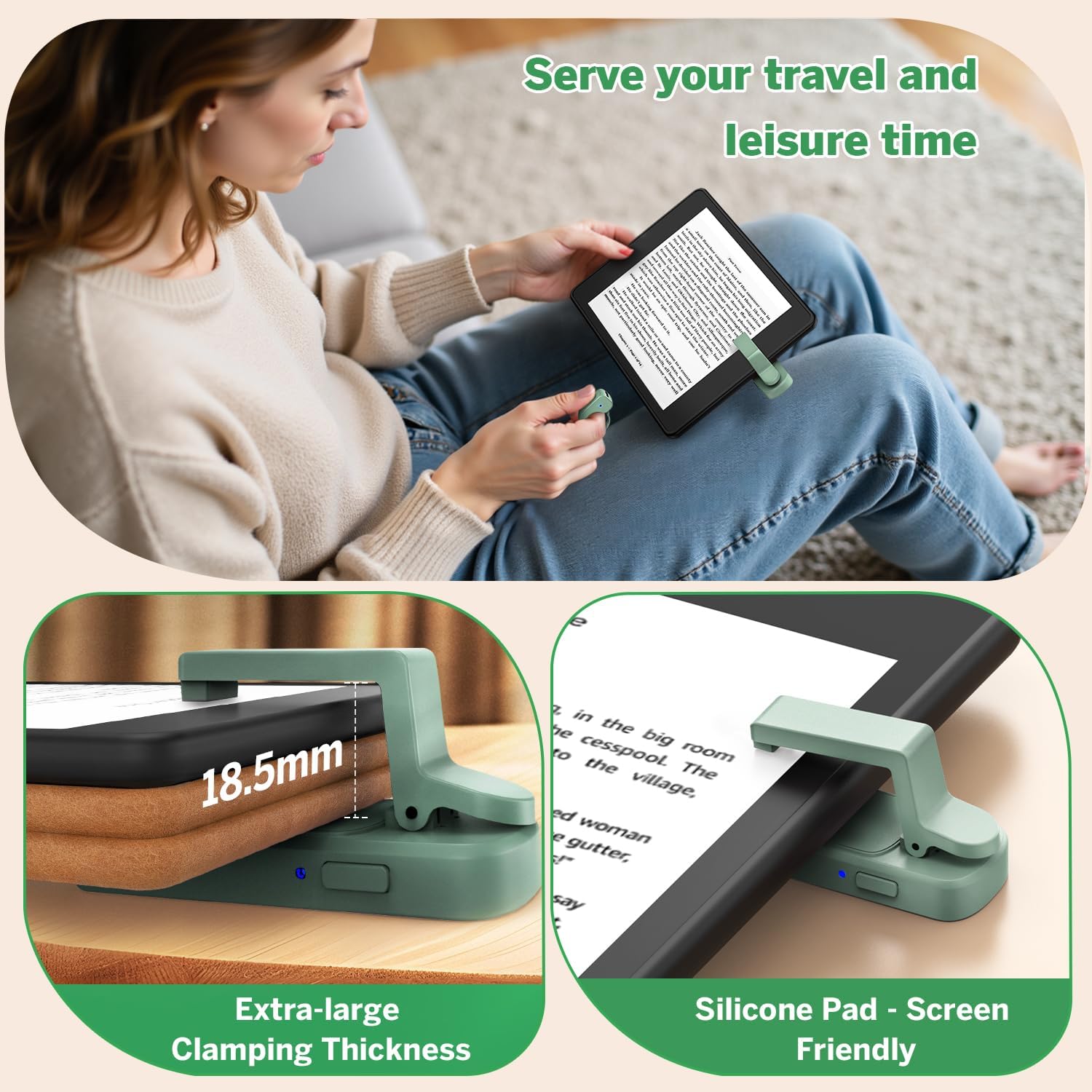 Page Turner Ring for Kindle – Hands-Free Remote Control for Kindle, iPad & Tablets — image 5