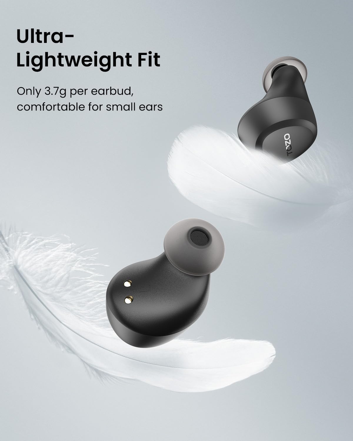 TOZO A1 Wireless Earbuds Bluetooth 5.3 (Black) | NK Trends — image 6