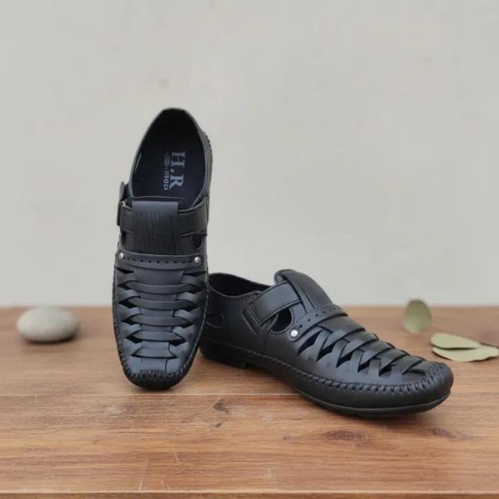 Premium Men's Leather Sandals | Comfortable Breathable Summer Shoes — image 5