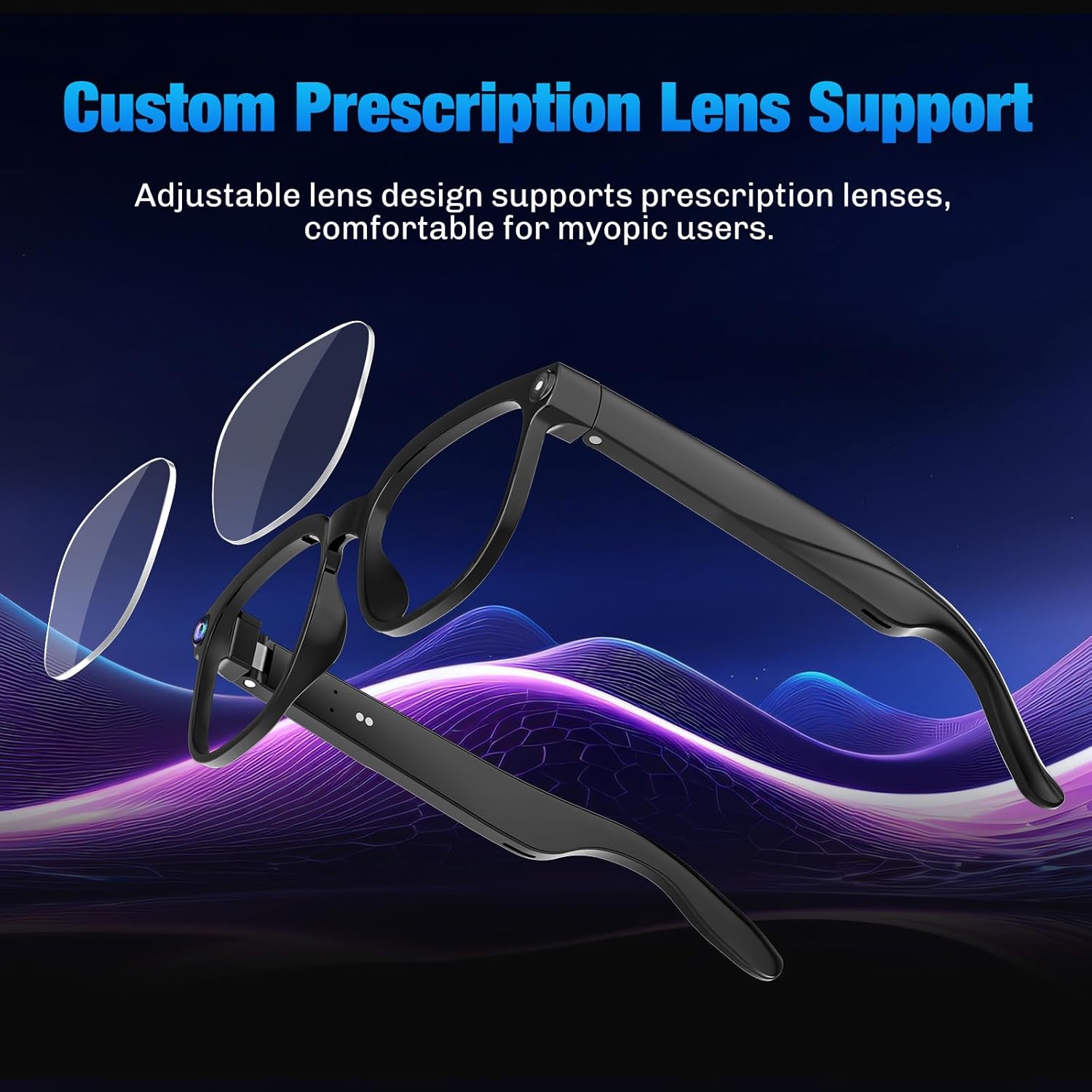 Plunthorn AI Smart Glasses with 4K Camera, Real-Time Translation & ChatGPT Assistant | NK Trends — image 6