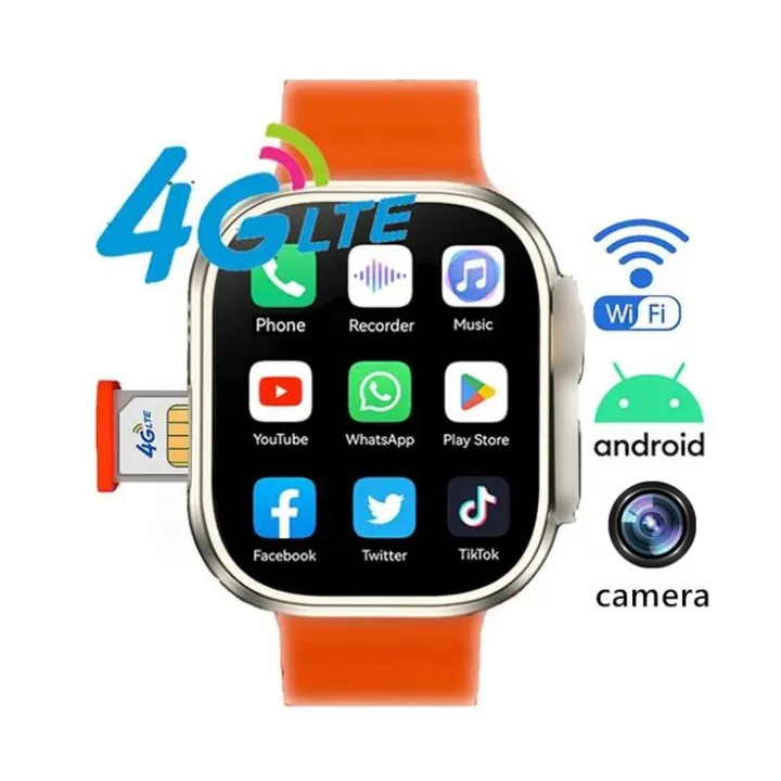 4G LTE Smart Watch with Camera, WiFi & GPS | Best Budget Smartwatch in Pakistan 4G LTE اسمارٹ واچ، کیمرہ، وائی فائی اور — image 1