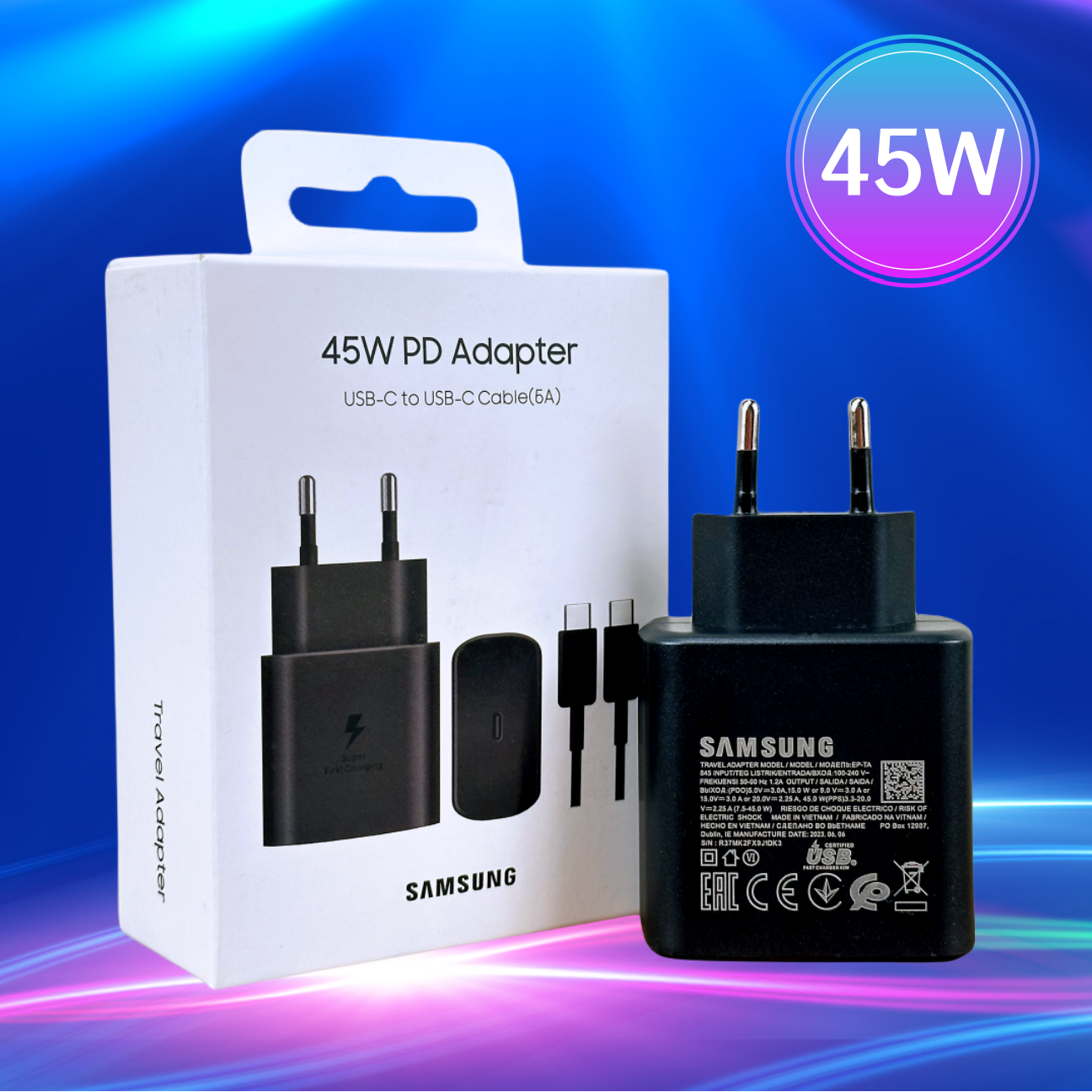 Original Samsung 45W Charger Type C EU Super Fast Charge Adapter | NK Trends — image 2