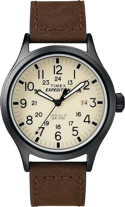 Timex Men's Expedition Scout 40mm Watch (Brown/Natural/Black) — image 1