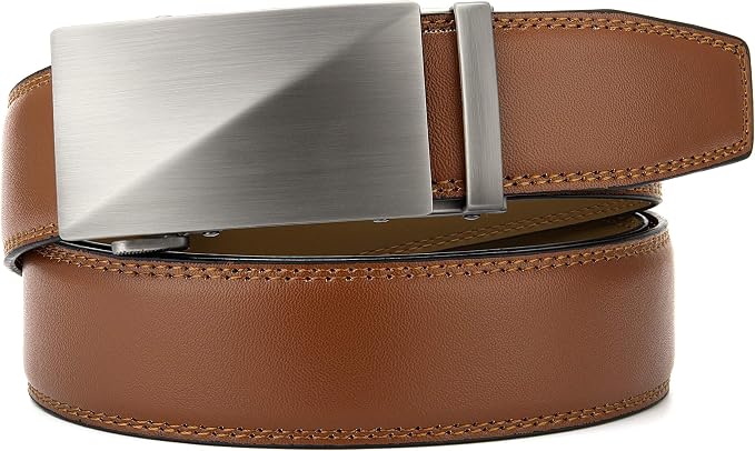 CHAOREN Men's Leather Ratchet Belt – Adjustable Genuine Leather Dress & Casual Belt — image 6