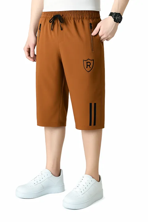 Men's Casual Zipper Pocket Active Shorts | Breathable Summer Shorts | NK Trends مردانہ کیژول زِپر پاکٹ ایکٹو شارٹس | گر — image 1