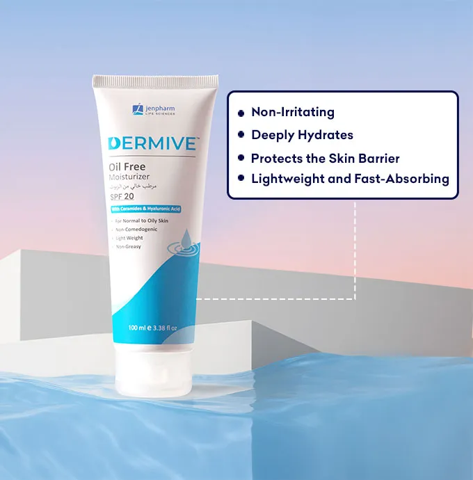 Jenpharm Dermive Oil Free Moisturizer 100ml | Original Price Rs. 1,098 - Sale Price Rs. 846 | NK Trends — image 2