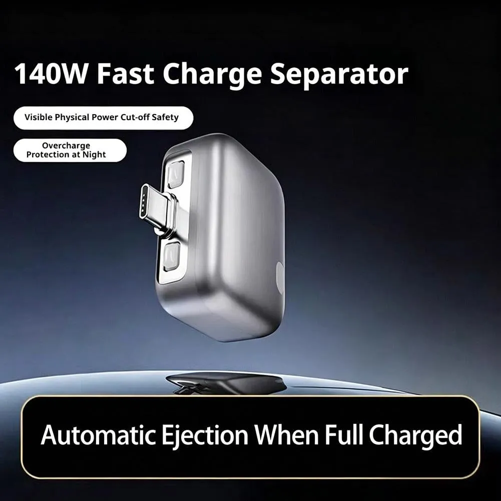 140W Smart Auto Stop Charging Adapter | AI Full Charge Auto Cut USB & Type-C Charger | NK TRENDS Tech Gadgets — image 3