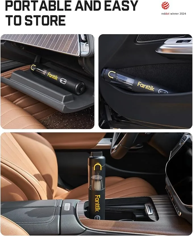 Fanttik V8 Mate Upgraded Cordless Car & Desk Vacuum (Black) | NK Trends — image 4