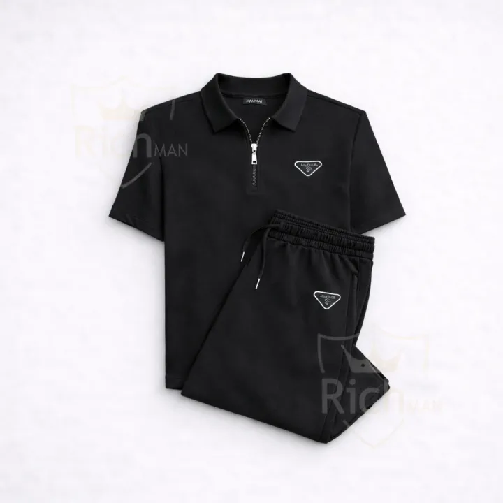 Premium Cotton Pique Polo Shirt & Trouser Set | 8.8 Azadi Sale | NK Trends پریمیم کاٹن پیکے پولو شرٹ اینڈ ٹراؤزر سیٹ | 8 — image 4