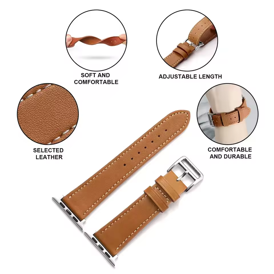 Premium Genuine Leather Strap for Apple Watch & Ultra Series — image 2