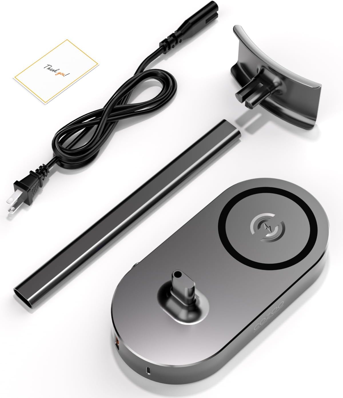 Cozoo 15W Wireless Charging Headphone Stand with USB & Type-C Ports | NK Trends — image 6