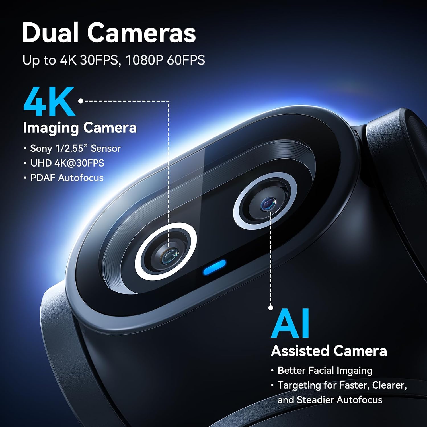EMEET PIXY Dual-Camera AI-Powered PTZ 4K Webcam | NK Trends — image 2