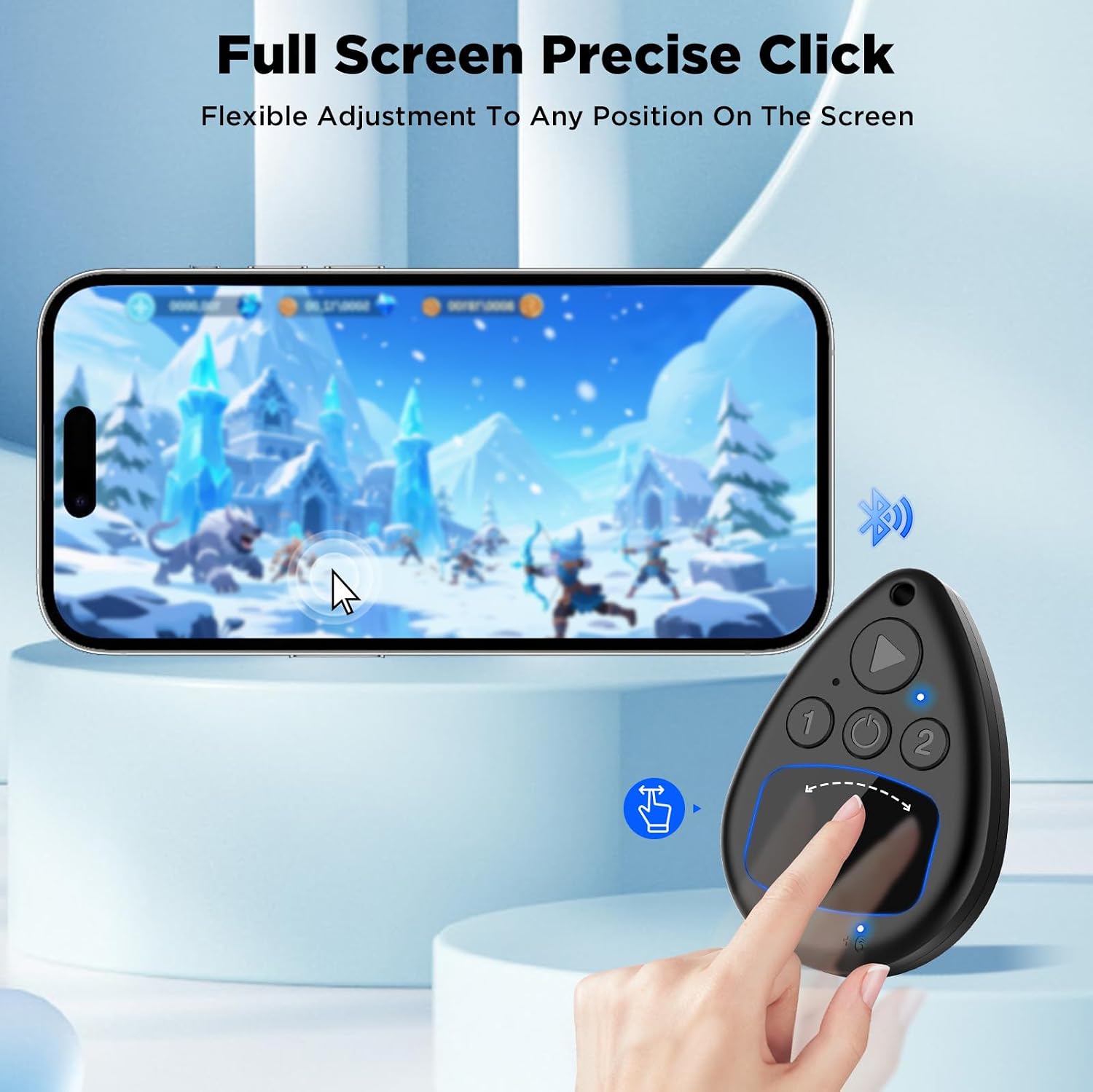 OUTXE Wireless Auto Clicker for iPhone & Android – Bluetooth Screen Tapper — image 4