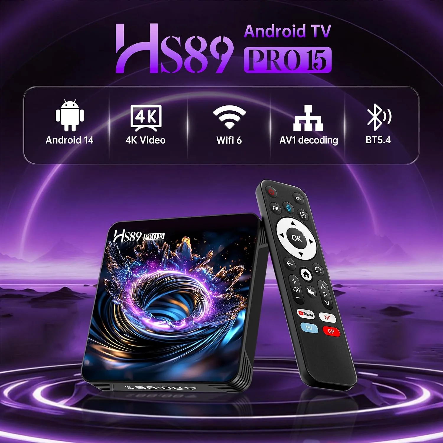 IDEALROYAL Android 14.0 TV Box 4GB RAM 32GB ROM (Black) | NK Trends — image 2