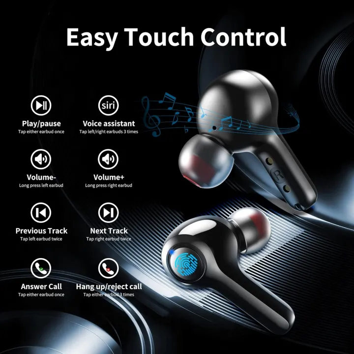 Lanteso True Wireless Earbuds - TWS Bluetooth 5.3 Headphones — image 4