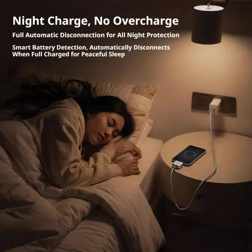 140W Smart Auto Stop Charging Adapter | AI Full Charge Auto Cut USB & Type-C Charger | NK TRENDS Tech Gadgets — image 4