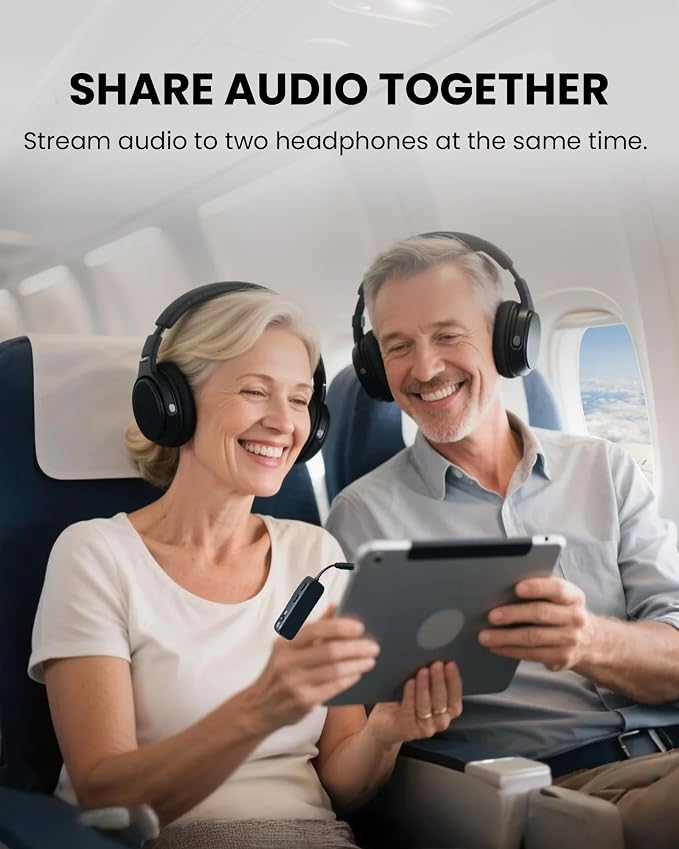 Avantree Relay Airplane Bluetooth Audio Transmitter for 2 Headphones | NK Trends — image 5
