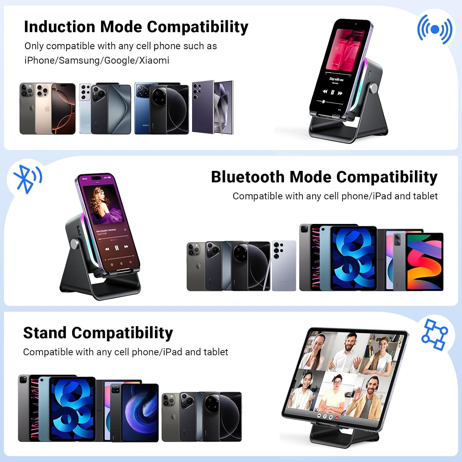 AIKELA 5-in-1 Induction Speaker with Phone Stand | NK Trends — image 6