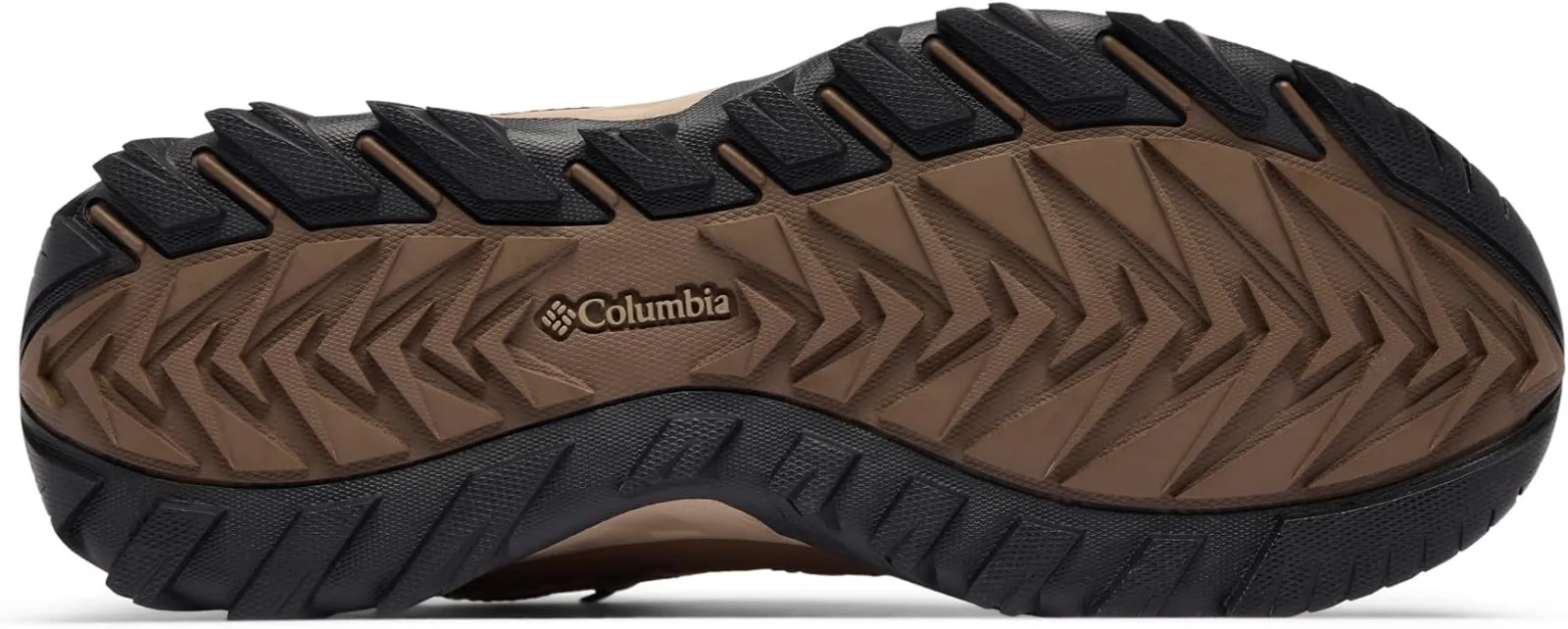Columbia Men's Strata Trail Mid Waterproof Hiking Boots (Dark Brown/Khaki II) — image 2