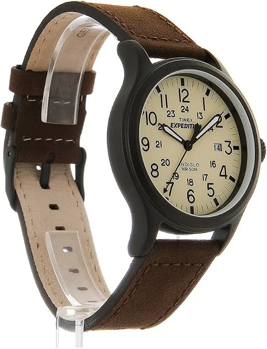 Timex Men's Expedition Scout 40mm Watch (Brown/Natural/Black) — image 4
