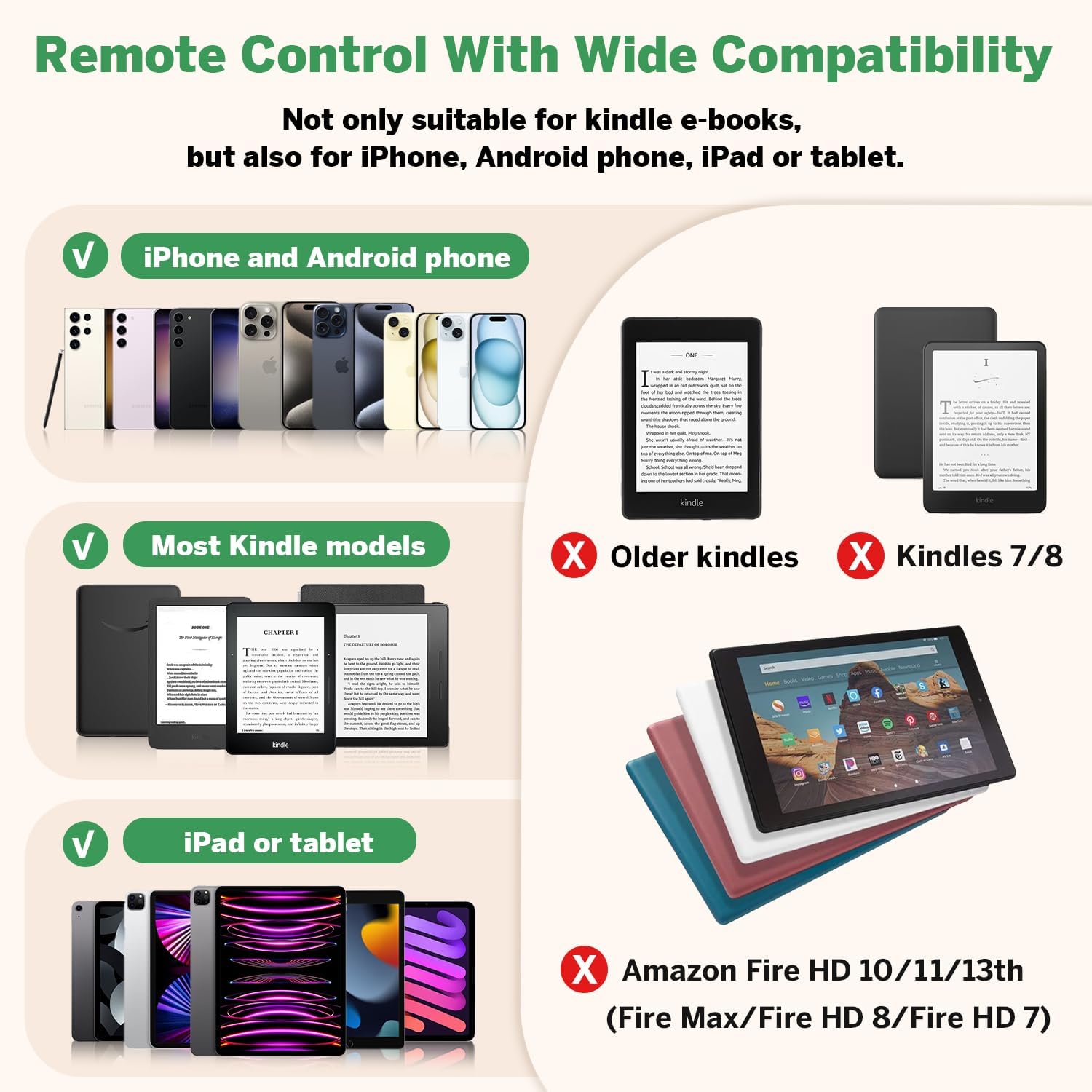 Page Turner Ring for Kindle – Hands-Free Remote Control for Kindle, iPad & Tablets — image 4