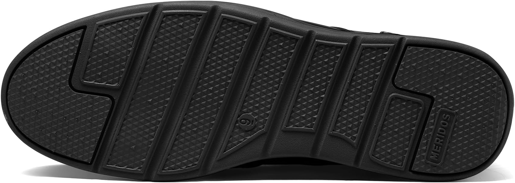 Men's Dress Casual Comfortable Sneakers Oxford Shoes (All Black) | NK Trends — image 5