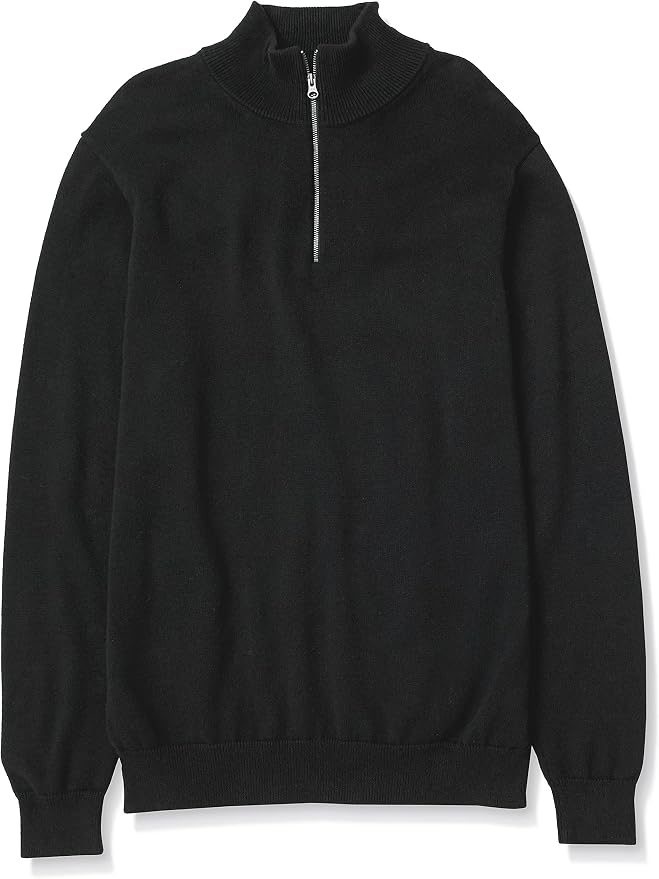 Amazon Essentials Men's 100% Cotton Quarter-Zip Sweater | NK Trends — image 4