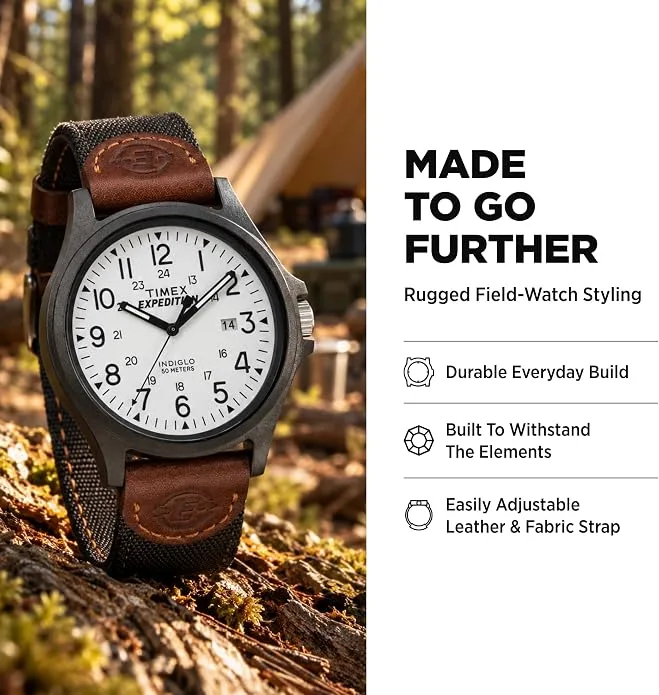 Timex Men's Expedition Acadia 40mm Watch with INDIGLO Light-Up Dial — image 3